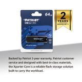 Patriot XPORTER CORE/32GB/USB 3.2/USB-A/Černá