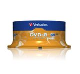 DVD-R 4,7 GB, 16x, cake box (AZO), VERBATIM