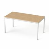 Stôl, univerzálny, s kovovými nohami, 75x150 cm, MAYAH &quot;Freedom SV-39&quot;, jaseň