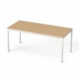 Stôl, univerzálny, s kovovými nohami, 75x170 cm, MAYAH &quot;Freedom SV-40&quot;, jaseň