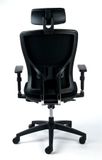 Kancelárska stolička, nastaviteľné opierky rúk, čierny poťah, čierny podstavec, MAYAH &quot;Greg&quot;