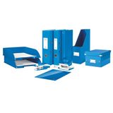 Odkladací box, A5, lesklý povrch, LEITZ &quot;Click&amp;Store&quot;, modrý