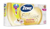 Toaletný papier, 4 vrstvy, 8 kotúčov/bal, ZEWA &quot;Exclusive&quot;, almond milk