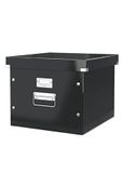 Archivačná krabica, na závesné zakladacie dosky, lakový lesk, LEITZ &quot;Click&amp;Store&quot;, čierna
