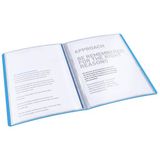 Katalógová kniha, 40 záložiek, A4, ESSELTE &quot;Vivida&quot;, modrá