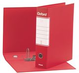 Pákový šanón s obalom, 80 mm, A4, karton, ESSELTE &quot;Oxford&quot;, červená
