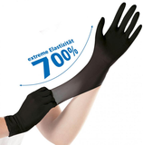 Nitrilové rukavice čierne SETINO 5,0 g - bezpudrové