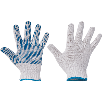 CERVA PLOVER rukavice umelé vlákno s PVC terčíkmi