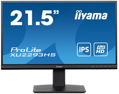 22" iiyama XU2293HS-B5: IPS,FHD,VGA,HDMI,DP,repro.
