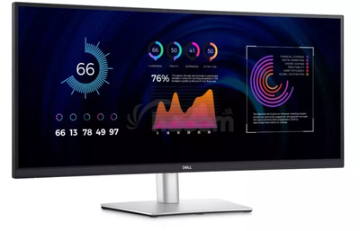 34" Dell LCD P3424WE IPS Curved 21:9 čierny