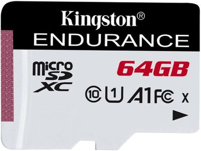 64GB microSDXC Kingston Endurance CL10 A1 95R/45W bez adapteru