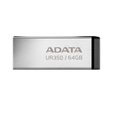 ADATA UR350/64GB/USB 3.2/USB-A/Černá