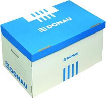 Archívna krabica s odnímateľným vekom DONAU modrá