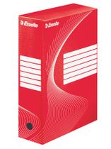 Archívny box, A4, 100 mm, kartón, ESSELTE "Standard", červený