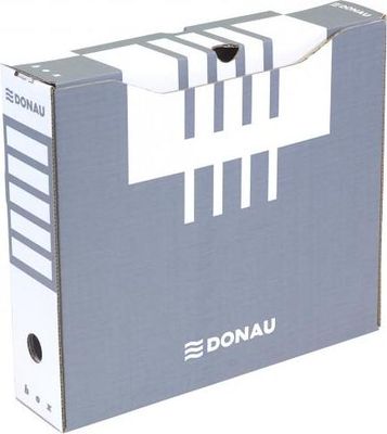 Archívny box DONAU 80mm sivý