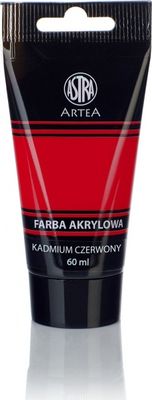 ARTEA Akrylová farba Profi 60ml, Cadmium Red / Kadmiová Červená, 83410929
