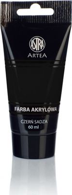 ARTEA Akrylová farba Profi 60ml, Lamp Black / Sadza Čierna, 83410927