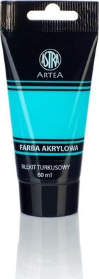 ARTEA Akrylová farba Profi 60ml, Turquoise Blue / Tyrkysová Modrá, 83410942
