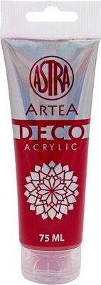 ARTEA Deco, Akrylová farba 75ml, Deep Red / Tmavá Červená, 309123005