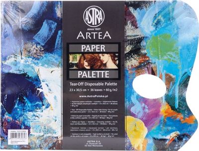 ARTEA Papierová paleta na miešanie farieb, 23x30,5cm, 36ks, 325122003