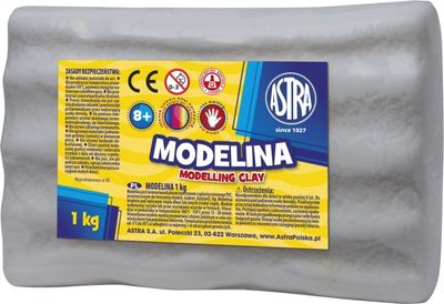 ASTRA Modelovacia hmota do rúry MODELINA 1kg Sivá, 304118008