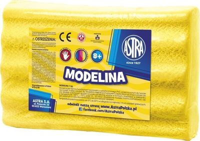 ASTRA Modelovacia hmota do rúry MODELINA 1kg Žltá, 304111011
