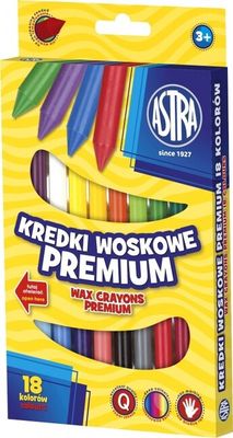 ASTRA Voskové farbičky Premium 18ks, 316111002