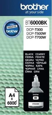 Atramentová náplň Brother BT-6000BK black - originál (6 000 str.)