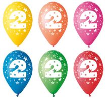 Balón, 26, cm, s číslami, 2