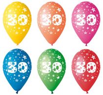 Balón, 26 cm, s číslami, 30