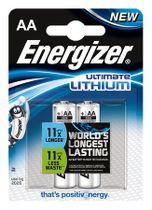 Batéria, AA, ceruzková, 2 ks, Lítium, ENERGIZER "Ultimate Lithium"