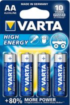 Batéria, AA, ceruzková, 4 ks, VARTA "High Energy"