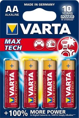 Batéria, AA, ceruzková, 4 ks, VARTA "MaxTech"