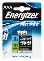 Batéria, AAA, mikro, 2 ks, Lítium, ENERGIZER "Ultimate Lithium"