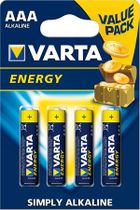 Batéria, AAA, mikro, 4 ks, VARTA "Energy"