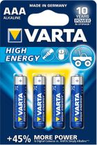 Batéria, AAA mikro, 4 ks, VARTA "High Energy"