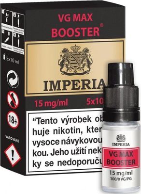 Báze VG Max Booster Imperia 5x10ml, 15mg