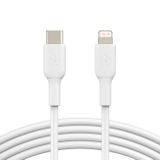 BELKIN kabel USB - C - Lightning, 1m, bílý