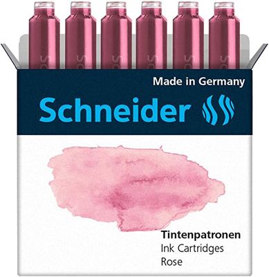 Bombičky do plniaceho pera Schneider pastelové- rose