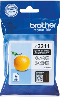 Brother Ink LC 3211 Black Schwarz (LC3211BK)