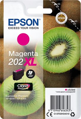 C13T02H34010 EPSON XP Tinte magenta HC