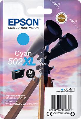 C13T02W24010 EPSON XP Tinte cyan HC 470
