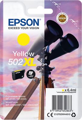 C13T02W44010 EPSON XP Tinte yellow HC