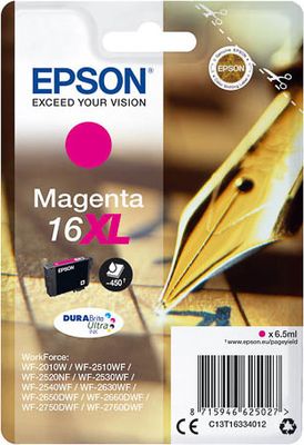 C13T16334012 EPSON WF Tinte magenta HC
