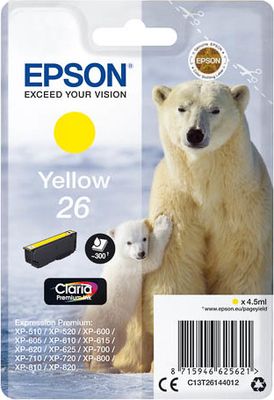 C13T26144012 EPSON XP Tinte yellow ST