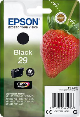 C13T29814012 EPSON XP Tinte black ST 175