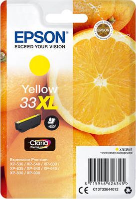 C13T33644012 EPSON XP Tinte yellow HC