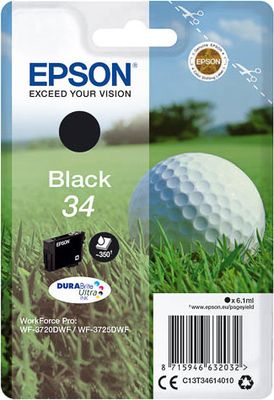 C13T34614010 EPSON WF Tinte black ST 350