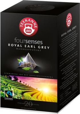 Čaj TEEKANNE FOURSENSES Royal Earl Grey Fairtrade 40 g
