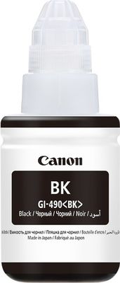Canon Ink GI-490 GI490 Black Schwarz Nachfülltinte (0663C001)